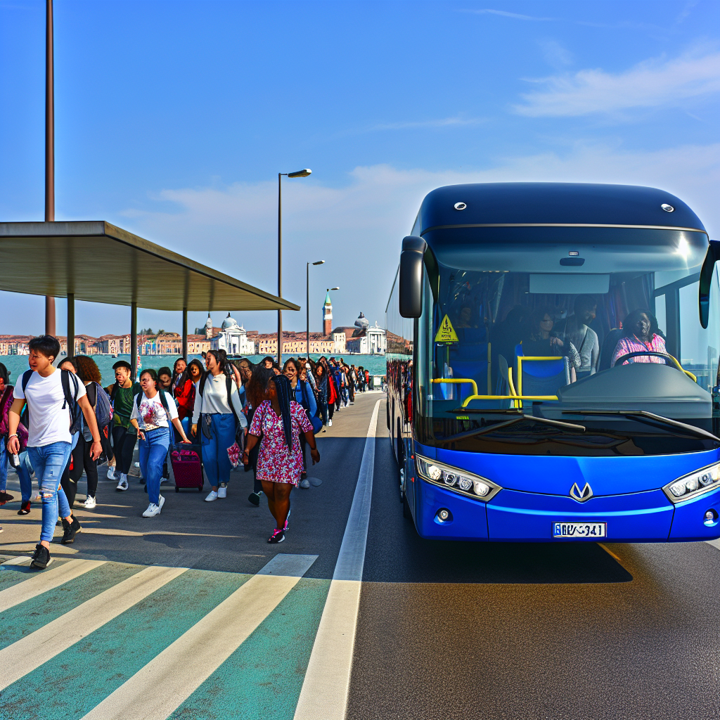 Autobus fra l'aeroporto di Marco Polo e Venezia