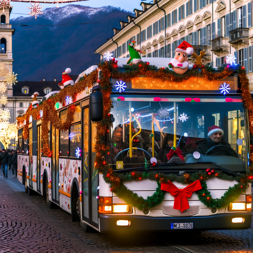 Autobus natalizio di Torino