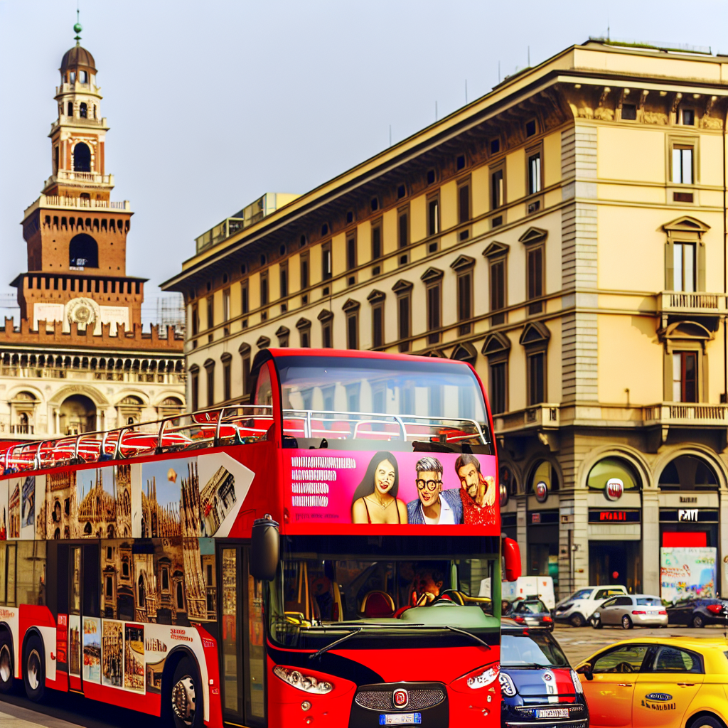 Autobus turistico di Milano