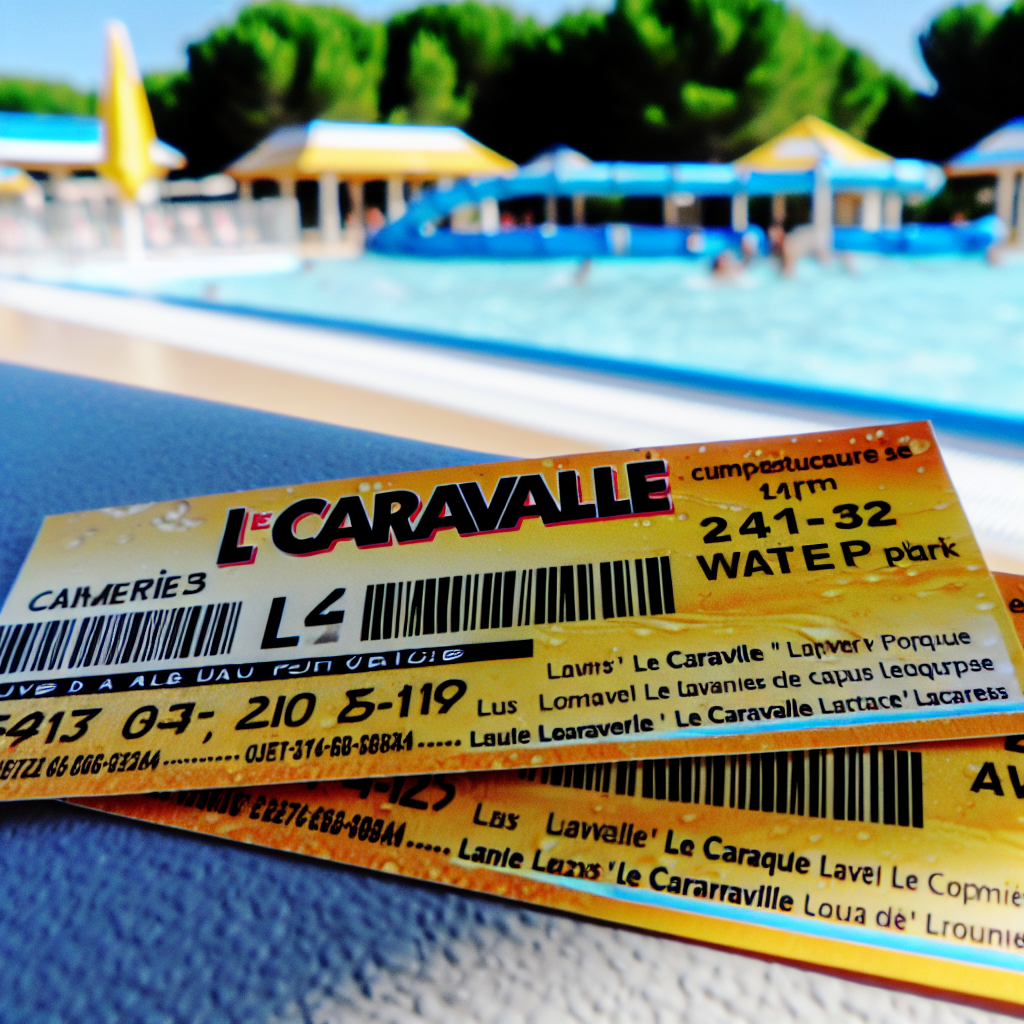 Biglietti per il parco acquatico Le Caravelle