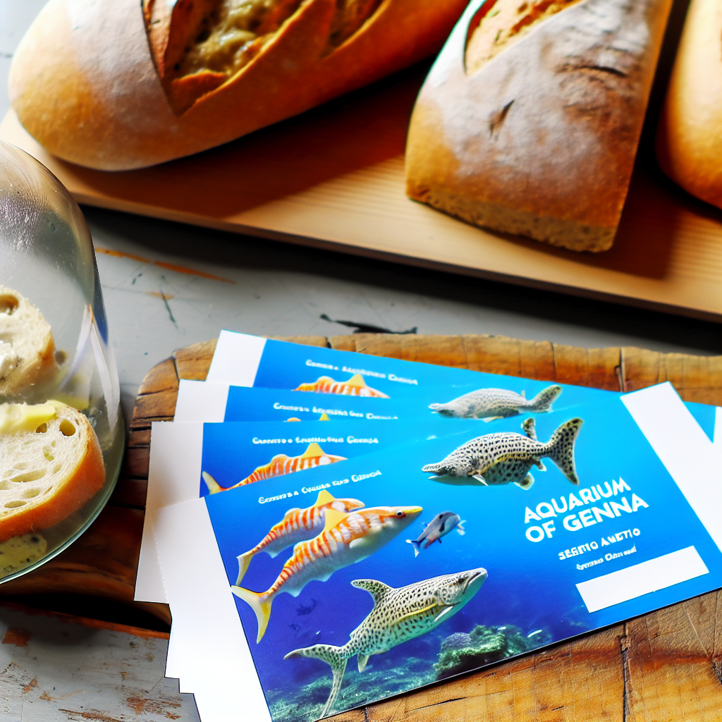 Biglietti per l'Acquario di Genova + Degustazione di panera