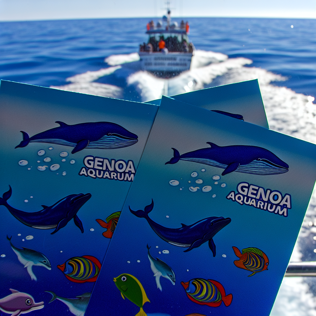 Biglietti per l'Acquario di Genova + giro in barca con avvistamento di cetacei