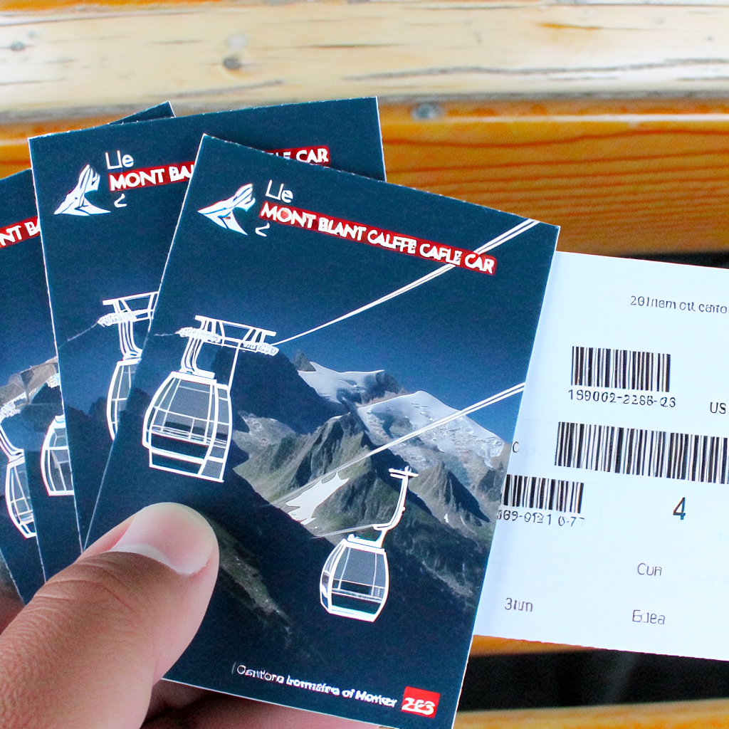 Biglietti per la funivia del Monte Bianco
