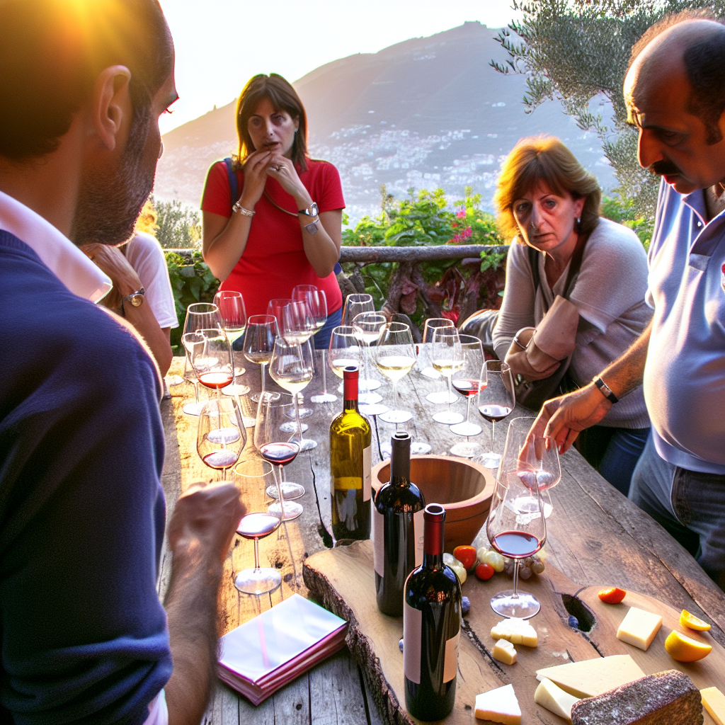 Degustazione di vino a Sorrento