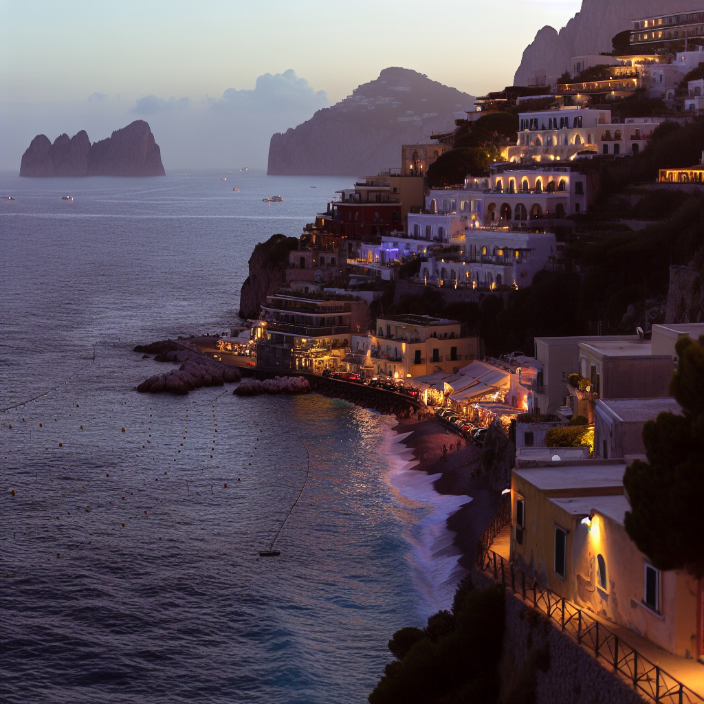 Escursione a Capri di sera
