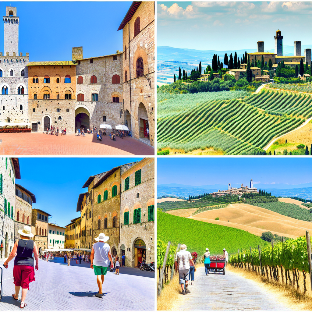 Escursione a San Gimignano e Montalcino