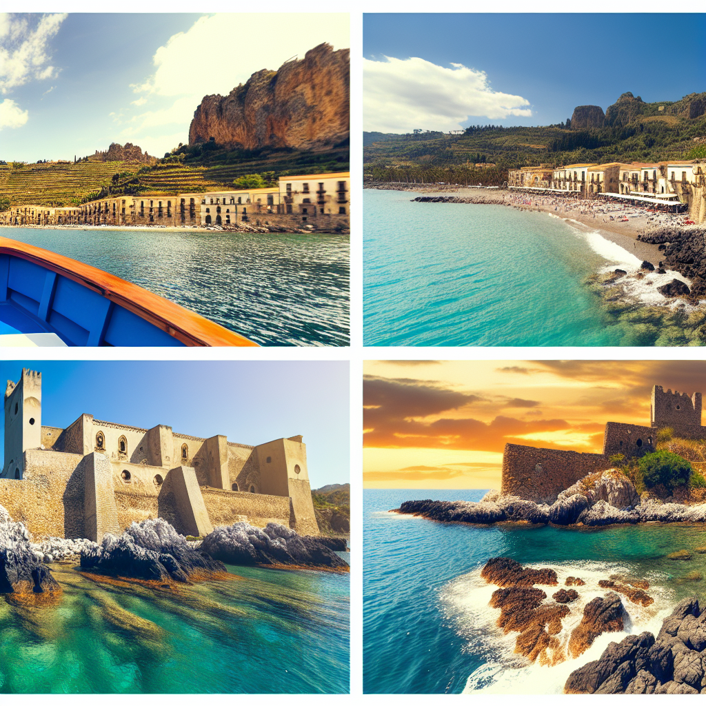 Giro in barca a Cefalù, Castel di Tusa e Costa Turchina