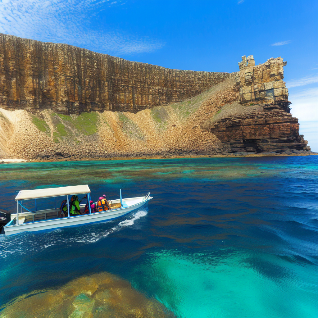 Giro in barca a Punta del Gigante con snorkeling