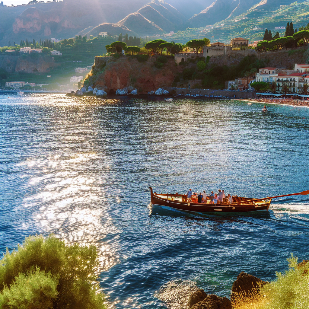 Giro in barca a Taormina