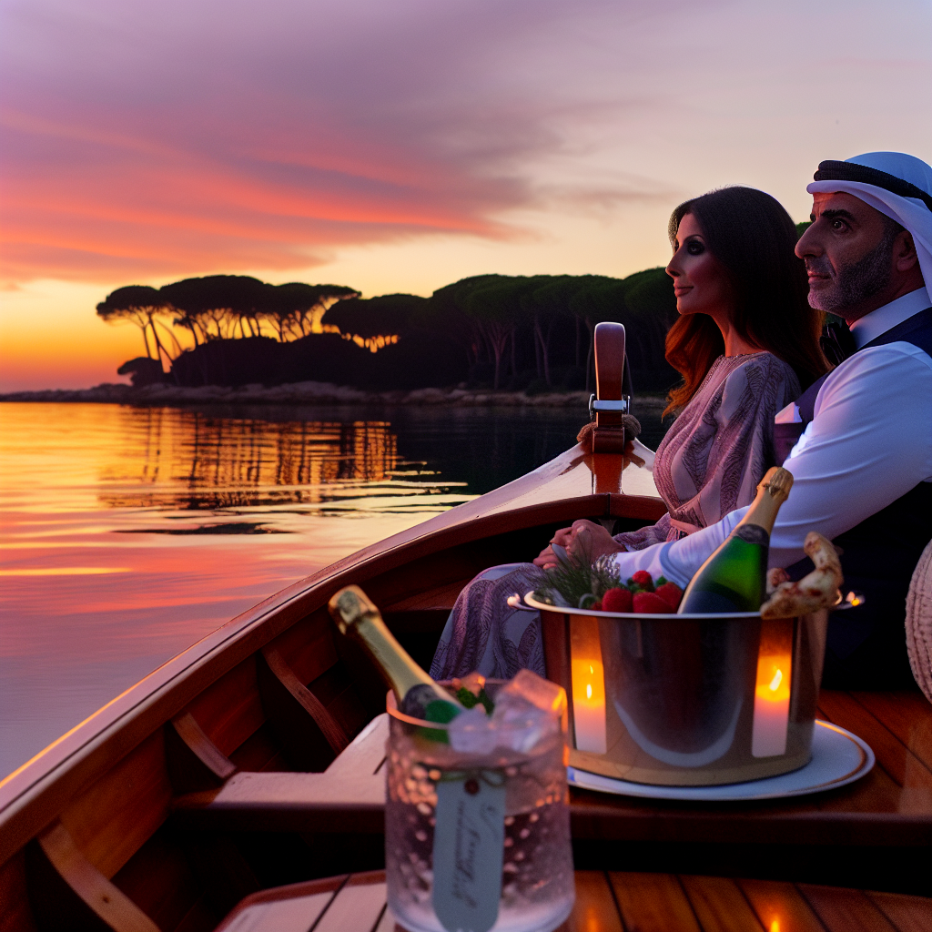 Giro in barca al tramonto con aperitivo