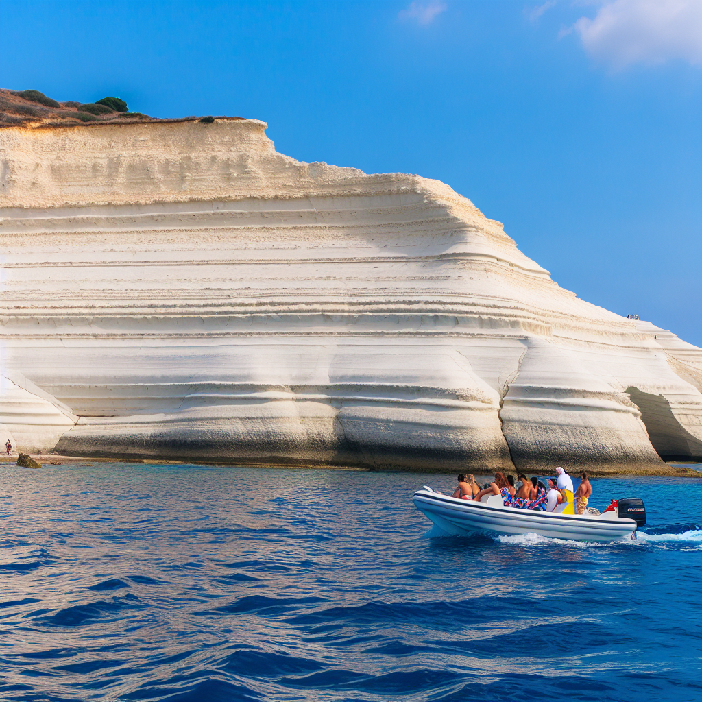 Giro in barca alla Scala dei Turchi