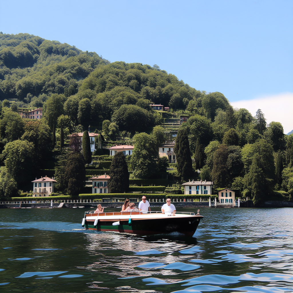Giro in barca sul Lago di Como