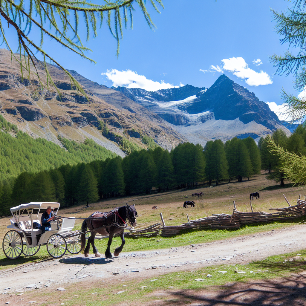 Giro in carrozza nel Parco Nazionale del Gran Paradiso