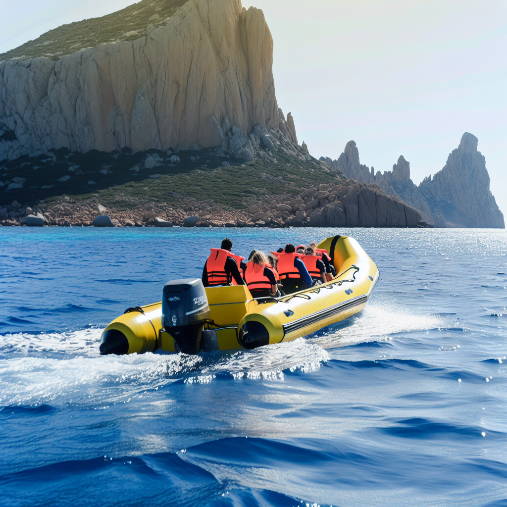 Giro in gommone a Tavolara e Punta Coda Cavallo