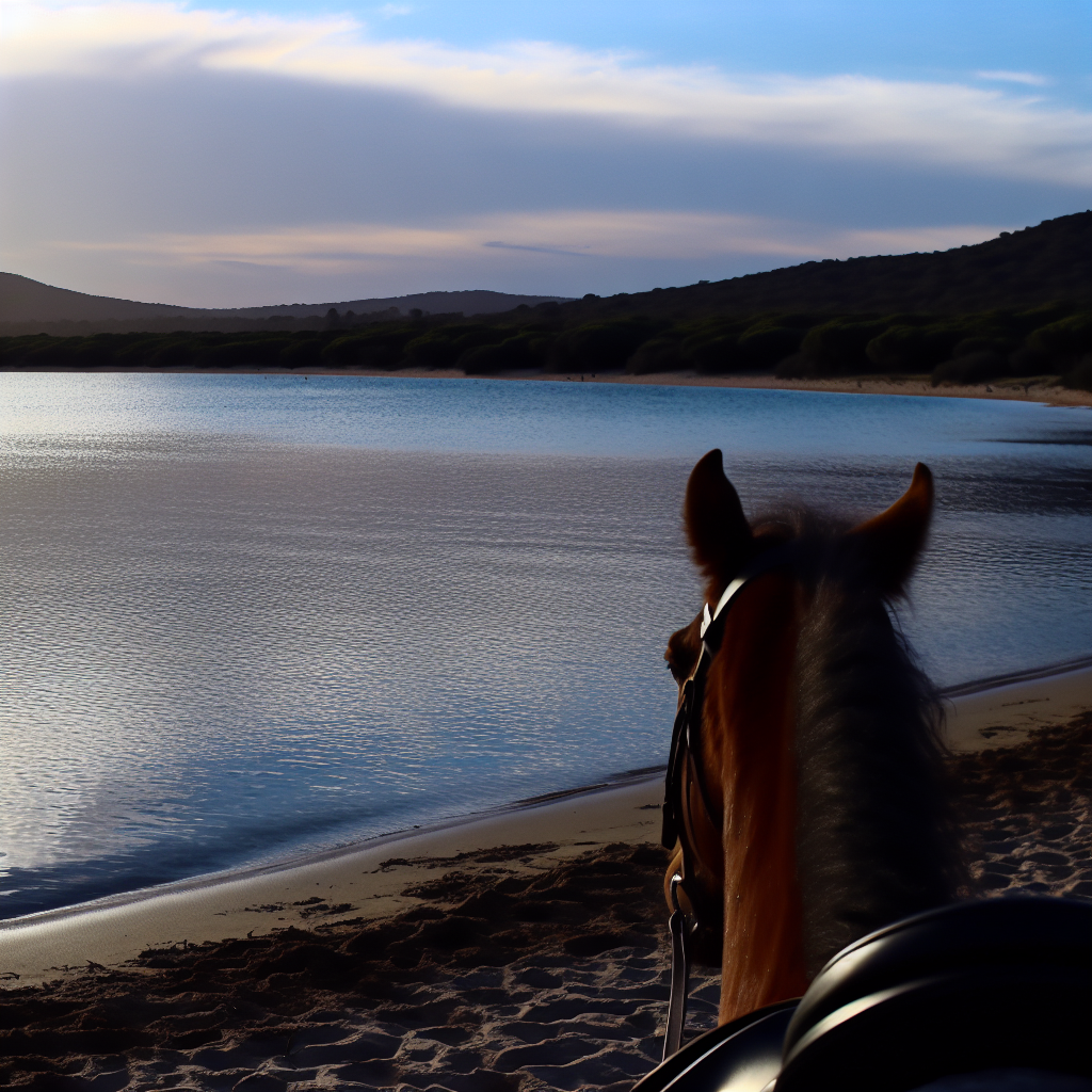 Passeggiata a cavallo nella spiaggia di Porto Ferro e al lago Baratz