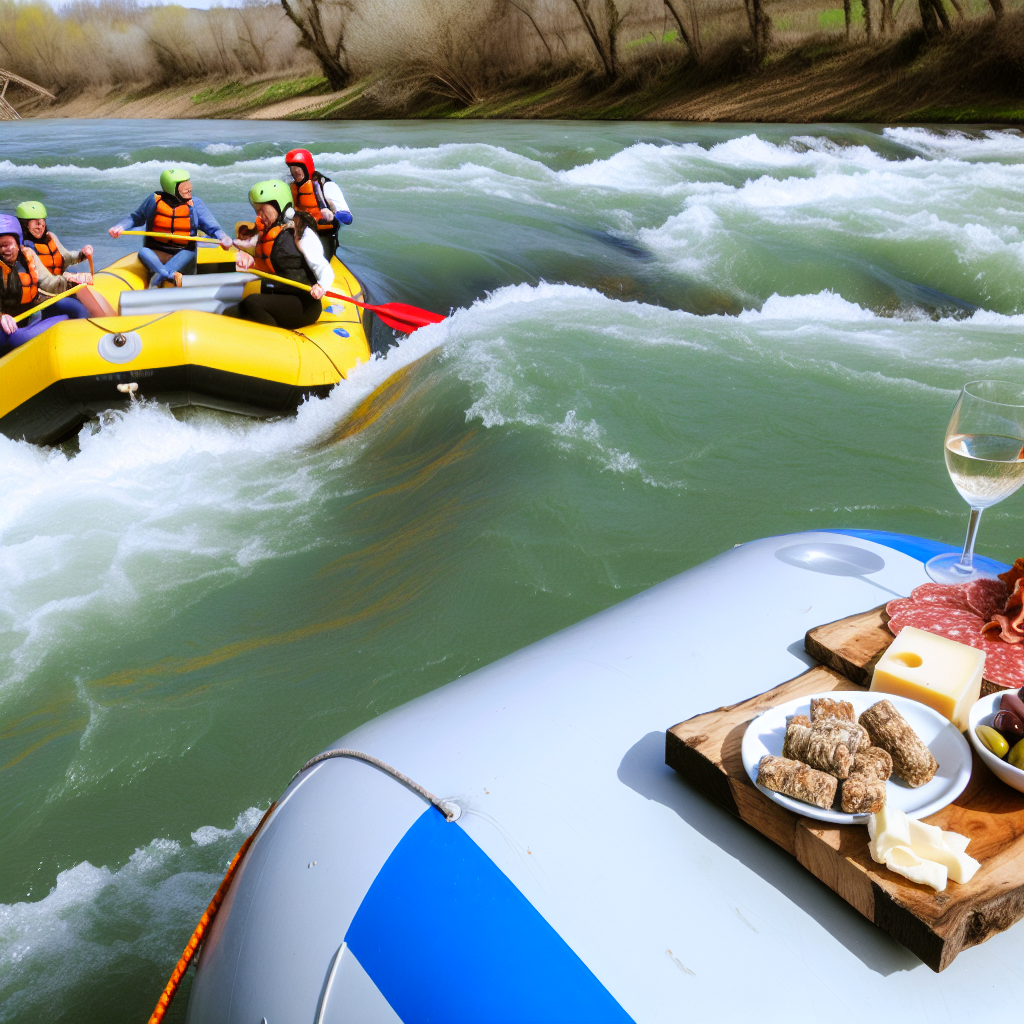 Rafting sul fiume Arno con aperitivo