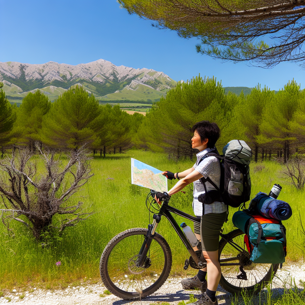 Tour dei parchi nazionali della Basilicata in bici