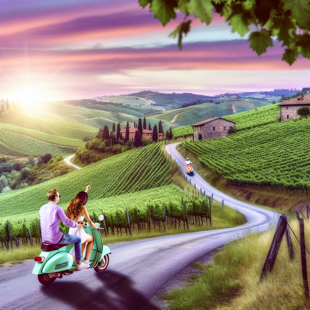 Tour del Chianti in vespa