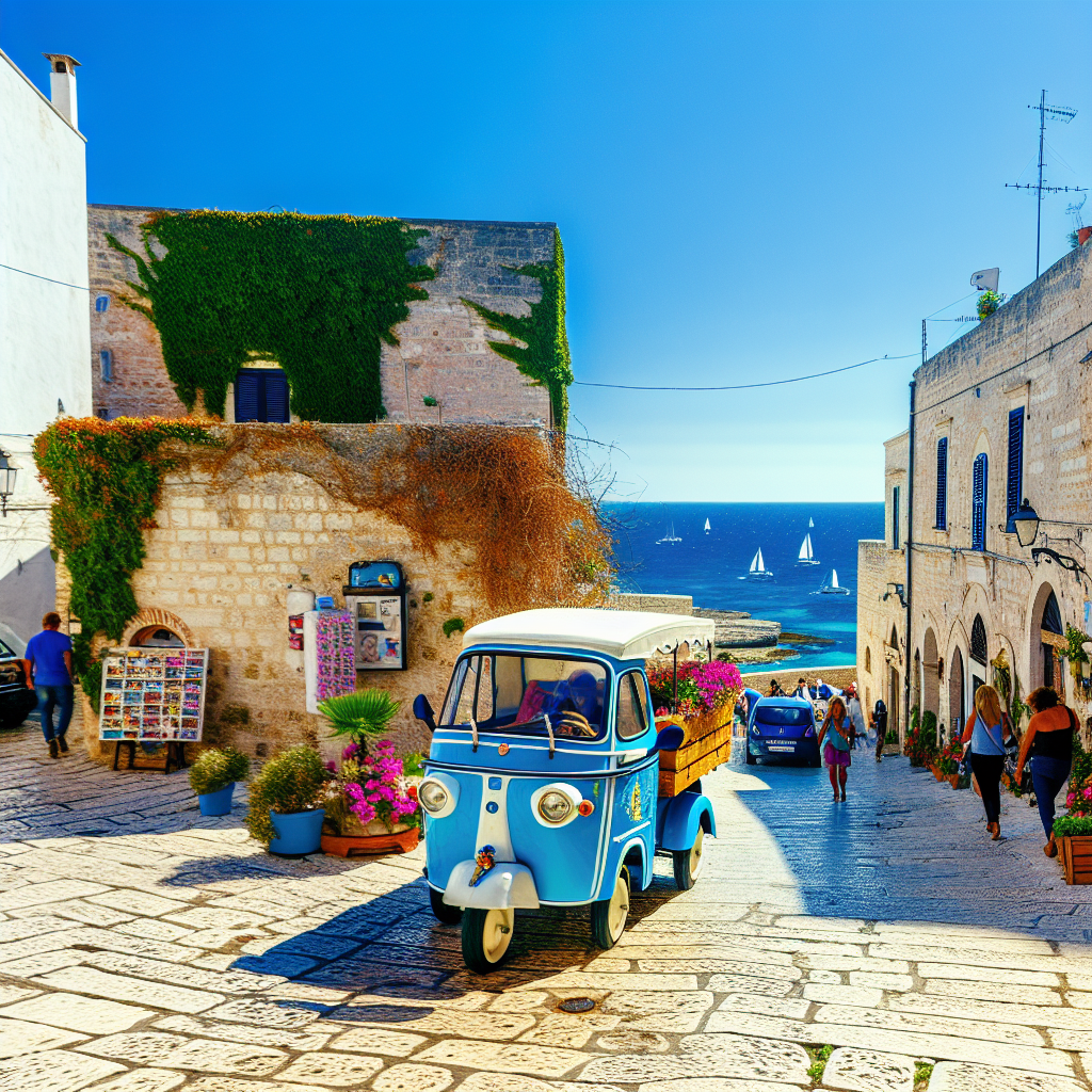 Tour di Polignano a Mare in ape calessino