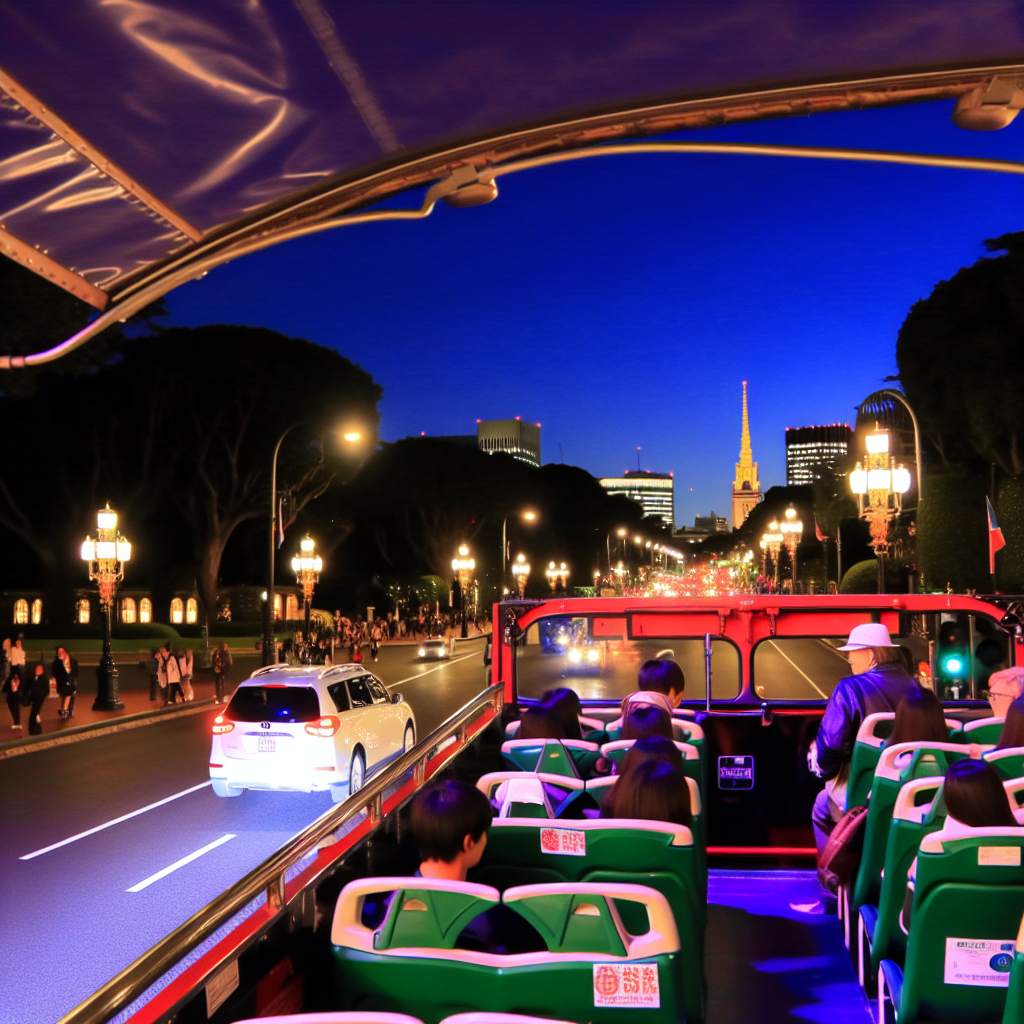 Tour serale in autobus scoperto