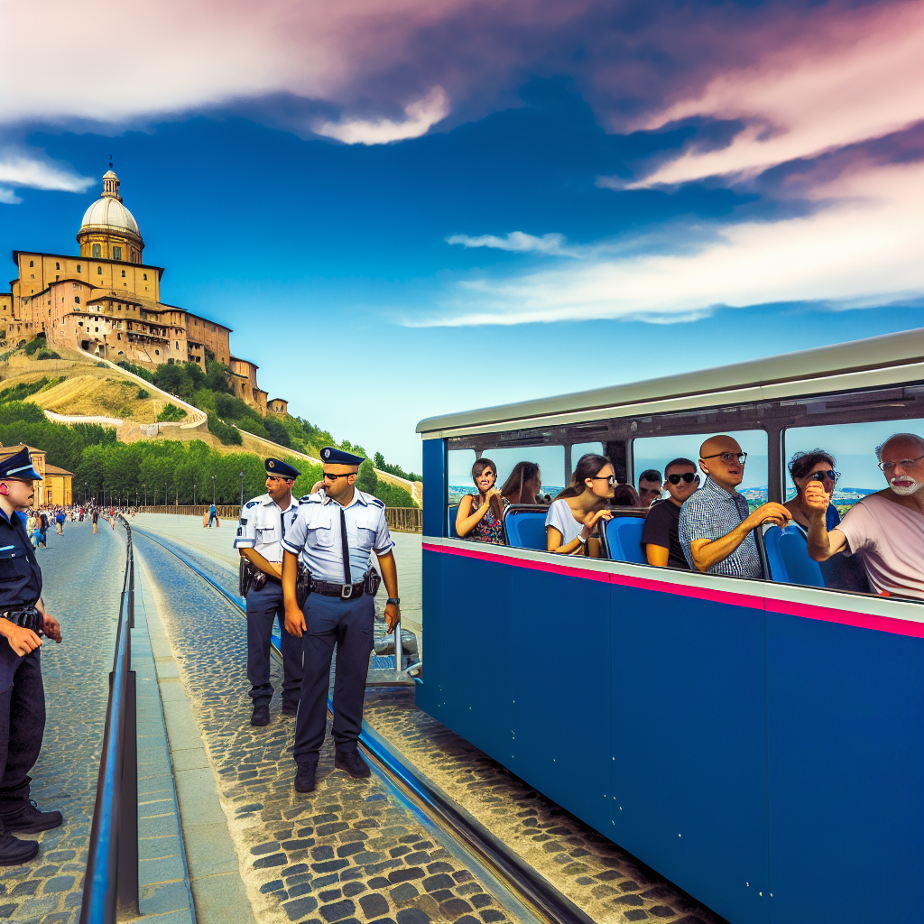 Trenino turistico per la Basilica di San Luca